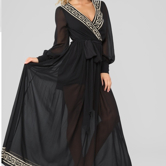 Black Maxi Dress - Picture 7 of 8